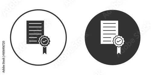 Diploma icon vector illustration solid. vector logo template in trendy flat style
