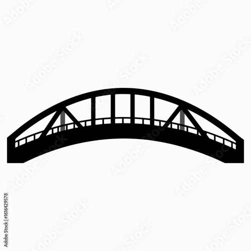 Bridge Concept Vintage Element Illustration Vector Graphic