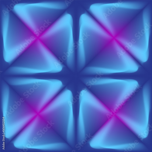 Endless vector seamless pattern consisting of various colorful graphic elements.