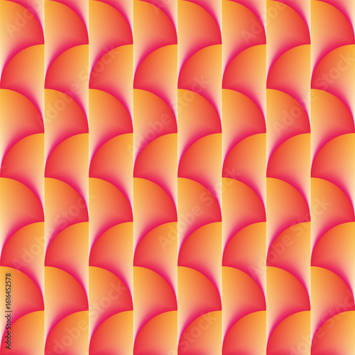 Endless vector seamless pattern consisting of various colorful graphic elements.