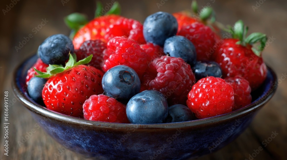 Bowl of mixed berries Bowl of mixed berries