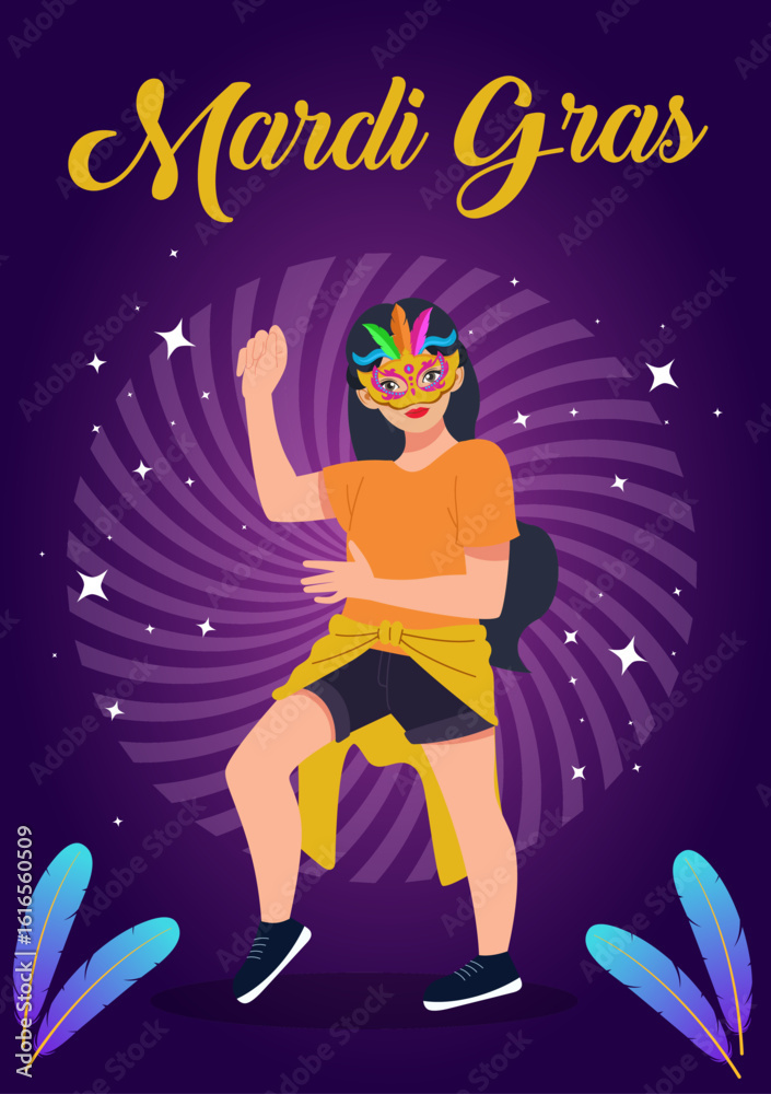 Obraz premium Mardi Gras Festival