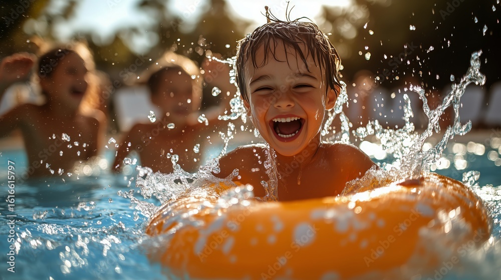 Obraz premium Colorful Speckled Eggs Arranged on a Blue Background Ready for Decoration and Spring Celebrations