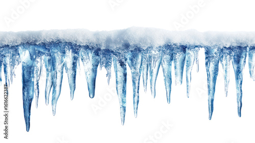 PNG Blue icicle icicles outdoors nature.