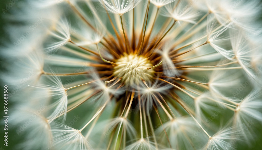Fototapeta premium Close-up of a dandelion root showing its texture and natural detail. 