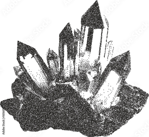 Gemstone y2k retro stipple art crystal brutalist halftone vector png transparent, precious 2000s photocopy effect tattoo aesthetic