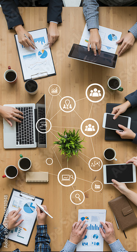 Collaborative Workspace Teamwork, Technology, and Strategic Planning in Modern Business