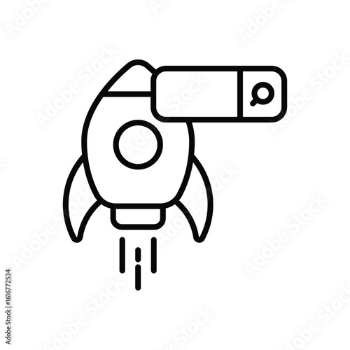 Search icon vector