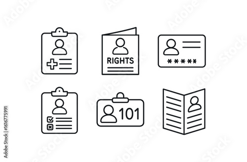 straight perfect stroke icon mono icons style isolated patient care plan template patient rights brochure patient portal login card patient feedback survey patient room number plaque