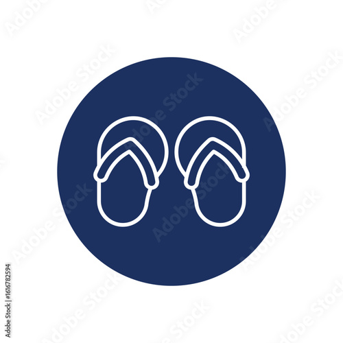slippers icon vector