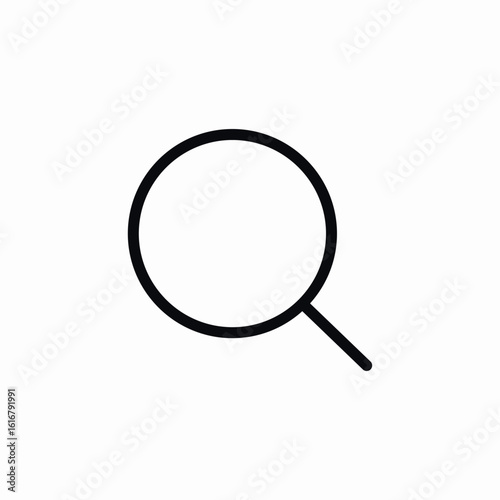 lens search icon sign vector