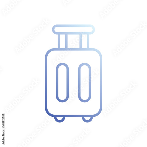 Luggage icon vector