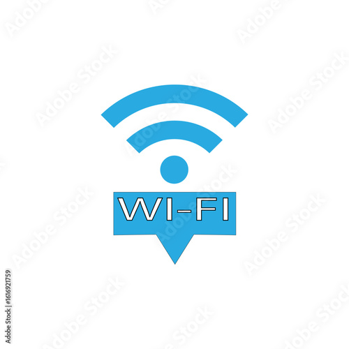 Wi Fi icon. Wireless signal symbol. Connectivity network sign. Vector internet illustration.