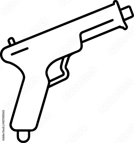 Thermometer Gun Digital Clipart