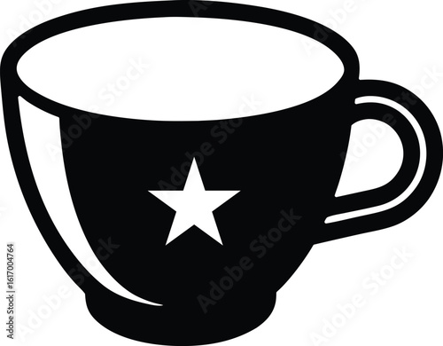 small espresso cup vector icon