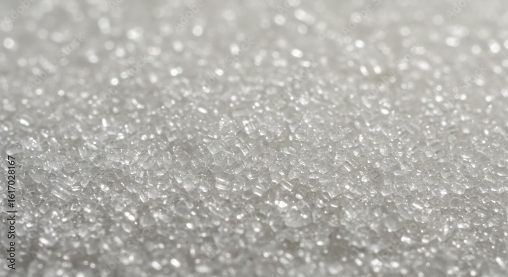 Obraz premium Glimmering crystals softly reflect bright light creating a dazzling textured background. AI Generated