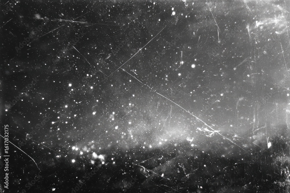 Fototapeta premium Grainy, distressed, black and white surface texture