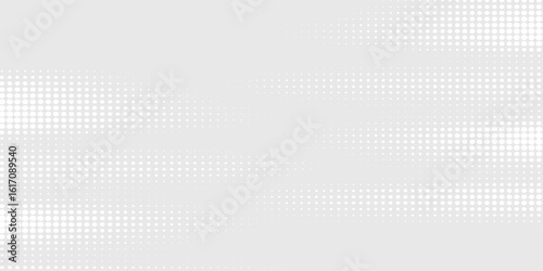 Grey and white dot technology texture background. Math and science concepts. Suitable for any subject.