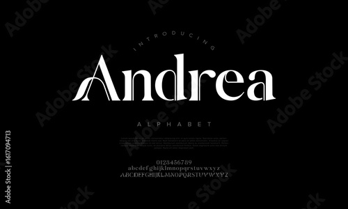 Stylish and elegant serif font design perfect for branding, fashion, and editorial layout