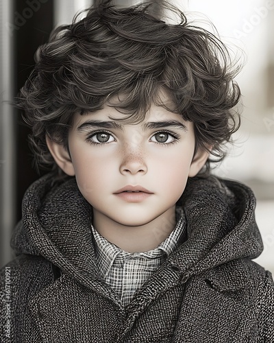 French digital sculptor 3D child modeling rendering 3D child with detailed texture