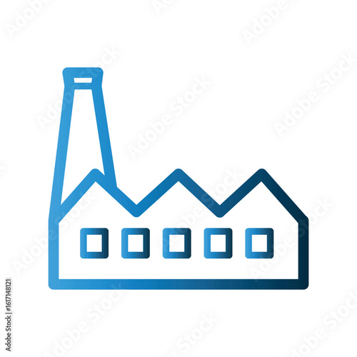Factory icon design template