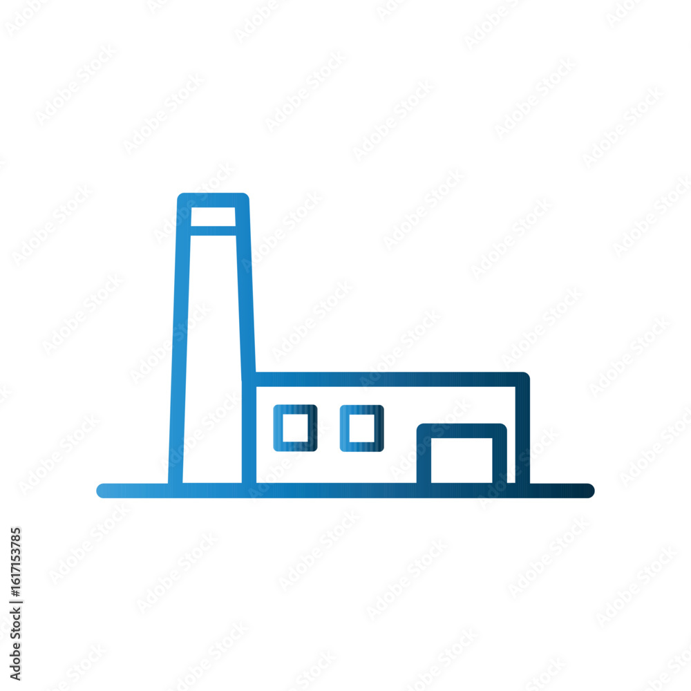 Obraz premium Factory icon design template