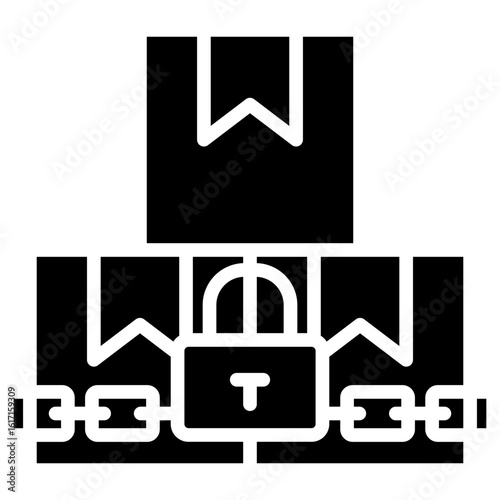 Goods Seized glyph icon