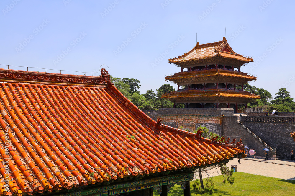 Fototapeta premium Zhaoling Mausoleum of the Qing Dynasty (Beiling), Shenyang, Liaoning, China