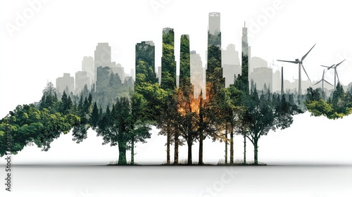 Green development strategy includes 2025 carbon reduction plan, sustainable economic targets, and energy transition efforts toward environmentally focused global progress.