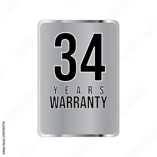 warranty stamp. sign. seal. Hologram stickers, holographic labels with silver texture, vector original product stamp. warranty badge sign insignia symbol with stars on white background