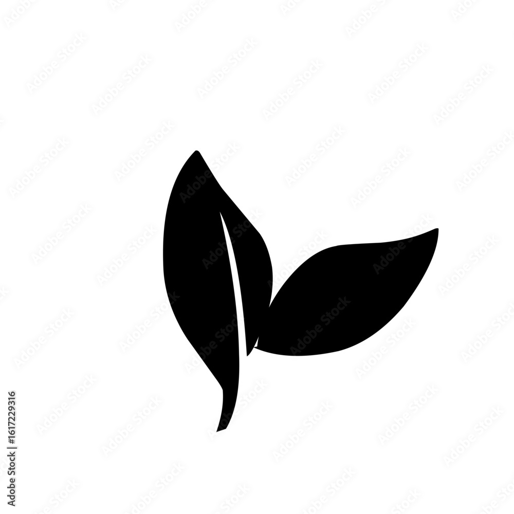 Obraz premium leaf silhouette design