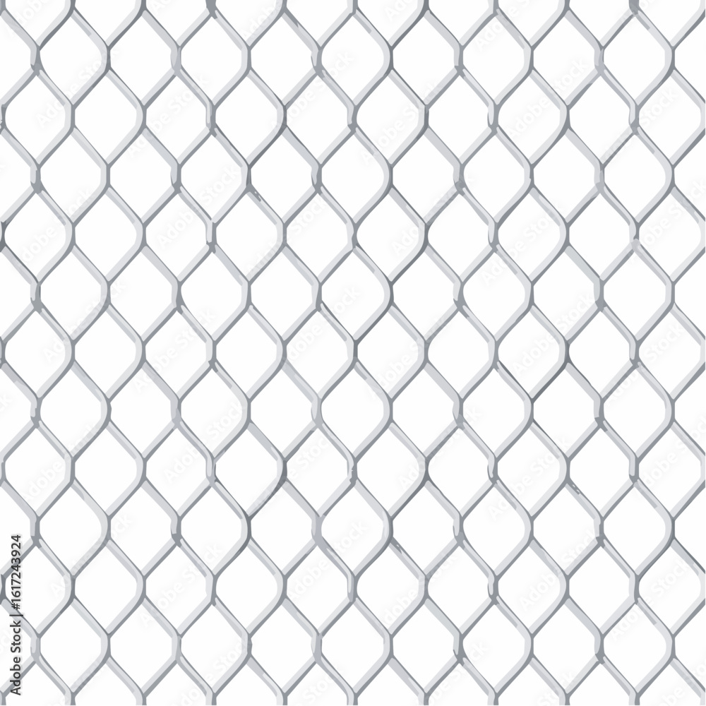 Naklejka premium seamless vector background featuring a detailed chain-link industrial mesh pattern