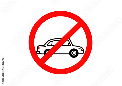 Free Download No cars allowed traffic sign symbol - GFXLoad