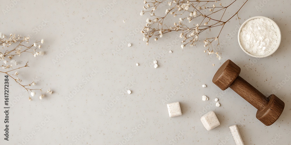 custom made wallpaper toronto digitalDumbbell fitness and healthy living concept