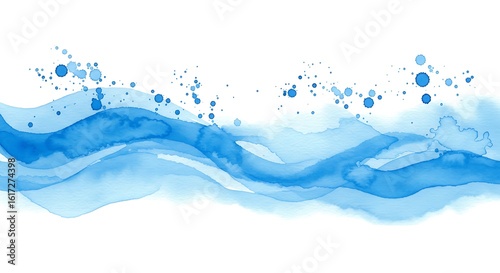 Abstract glowing green digital landscape with flowing waves of light particles creating a futuristic organic texture