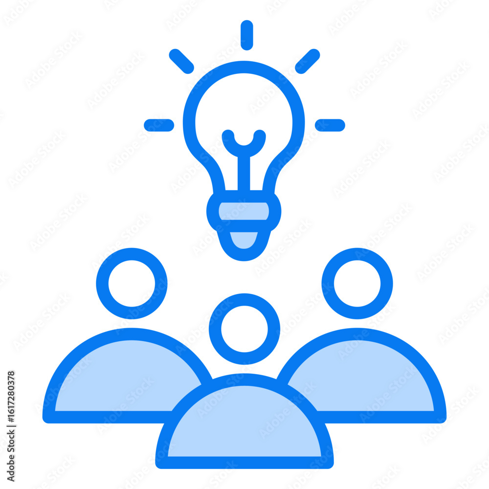 Fototapeta premium Brainstorming Icon