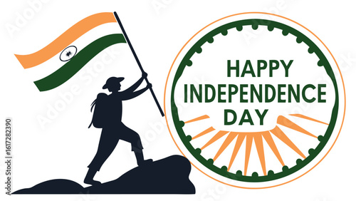 Indian flag independence day celebration