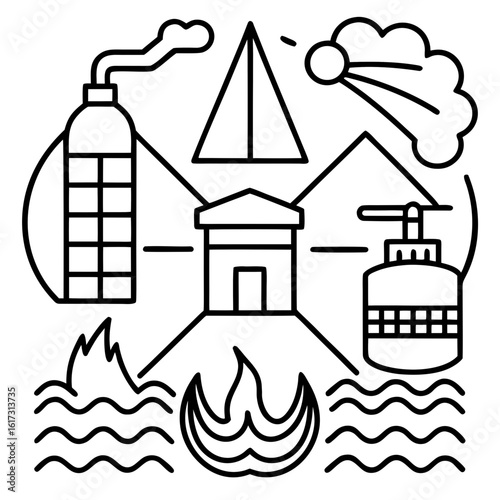 Fire safety and prevention measures for a building