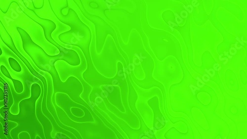Abstract Animated Green Background in Liquid Style