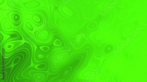 Abstract Animated Green Background in Liquid Style