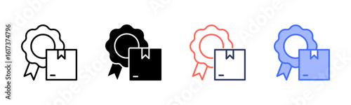 Branding icon set multiple style collection
