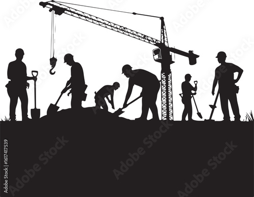 American Worker Silhouette Illustration

Hardworking Laborer Silhouette Vector

Construction Worker with Tools Silhouette

Strong American Worker Outline Art

Industrial Worker Silhouette Design

