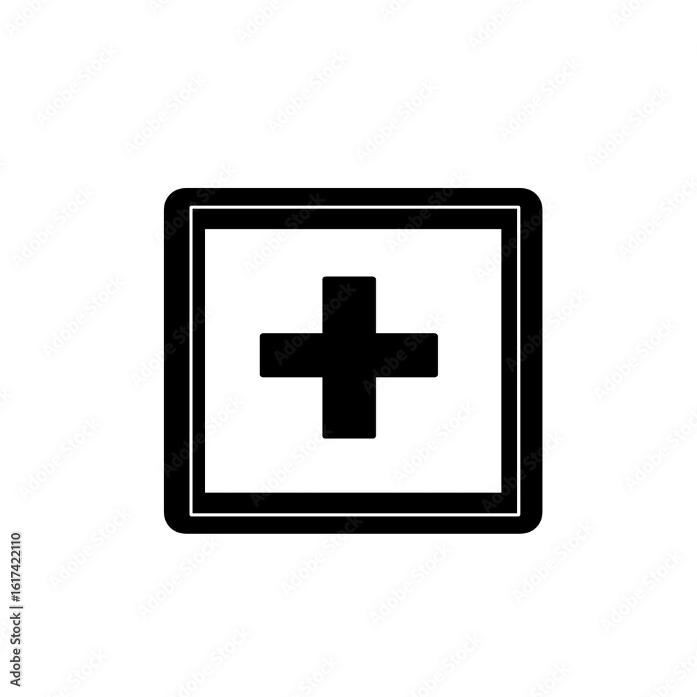 Obraz premium first aid kit icon