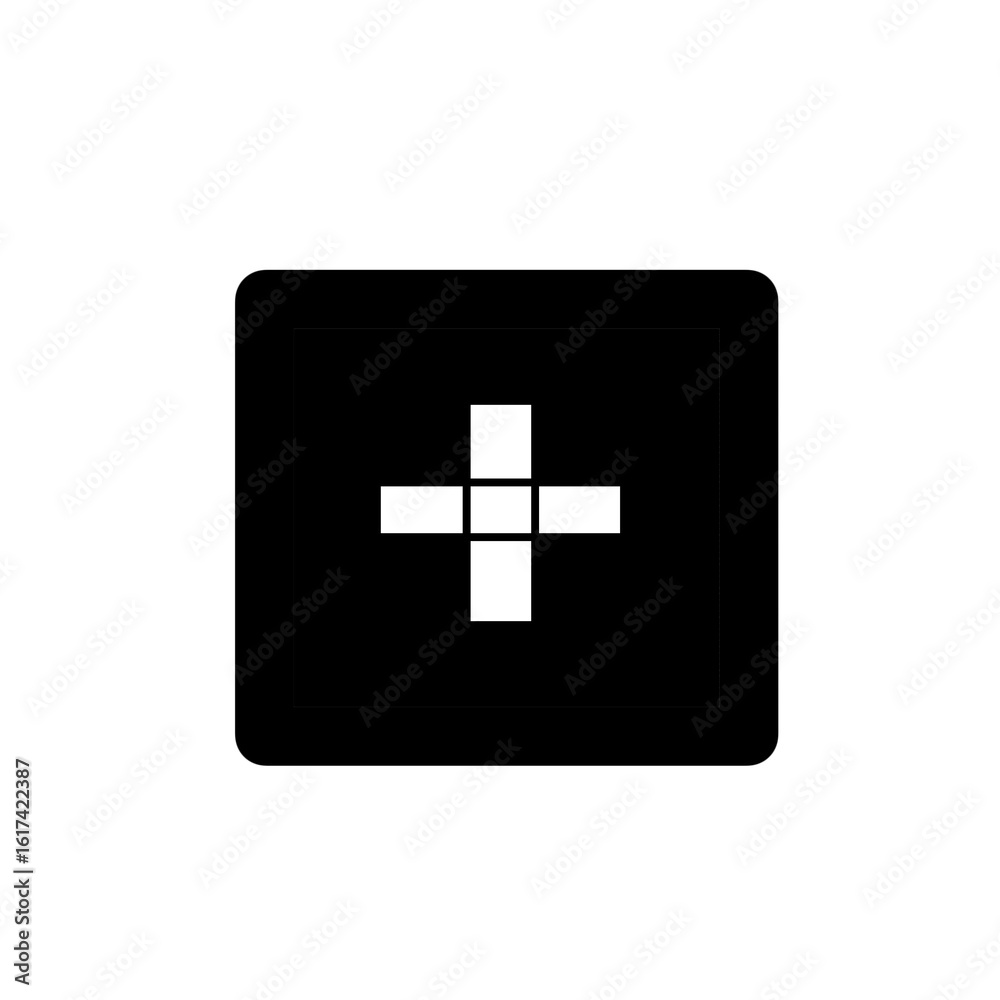 Obraz premium Pharmacy cross icon