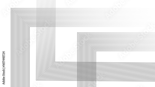 Abstract  black and white of lines background, Vector background can be used in cover design, book design, poster.