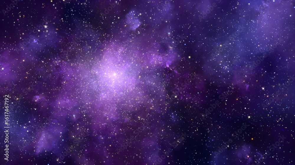 Fototapeta premium Deep space filled with stars and nebulae.