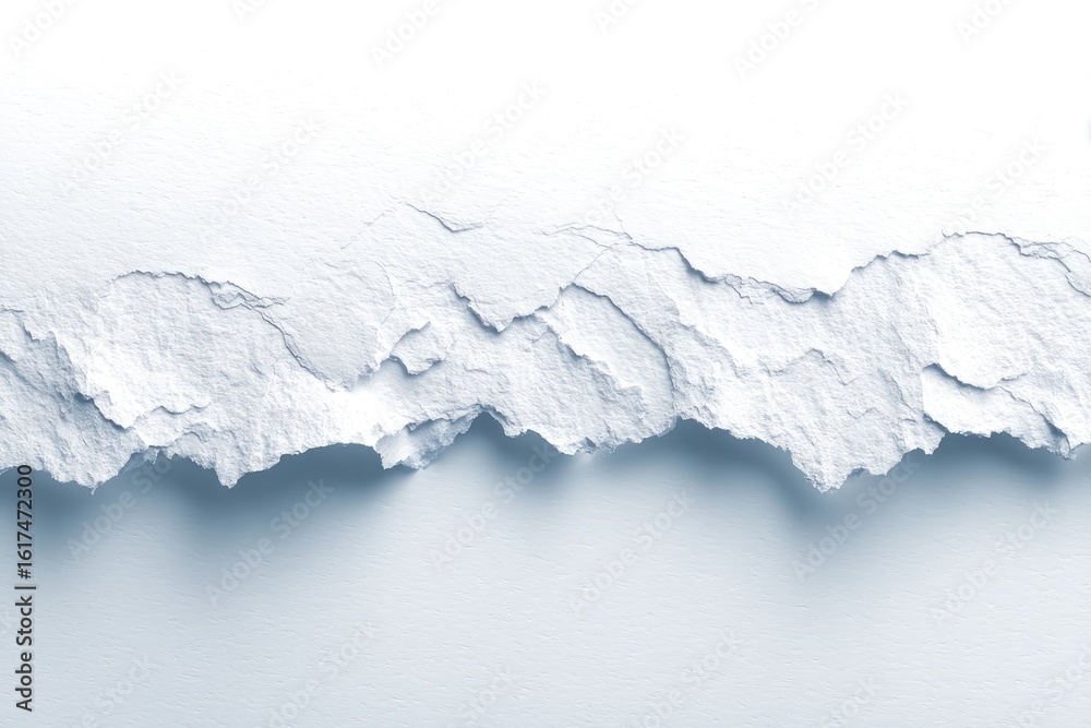 Obraz premium Ripped paper texture, light gray