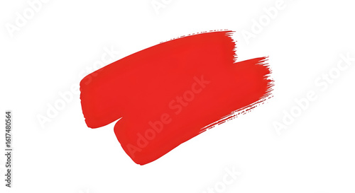 Free Download Intense Red Brush Smear on Transparent PNG Format - GFXLoad