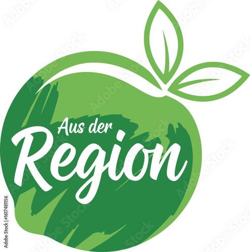 Local food movement logo design for regional products and farm to table concept