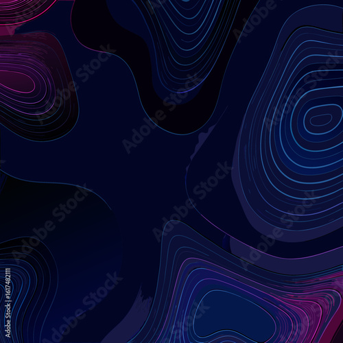 Neon Geometry in Motion